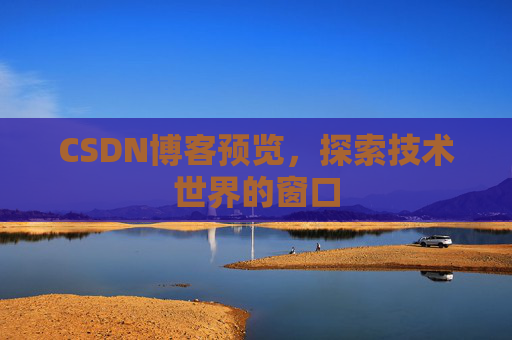 CSDN博客预览,探索技术世界的窗口